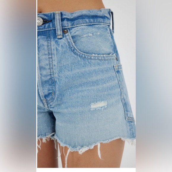 McKendree Shorts Moussy Vintage Denim Distressed cut offs, size 28 - Picture 6 of 11
